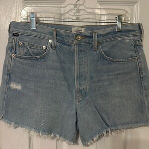 Citizens Of Humanity Frieda Blue denim shorts